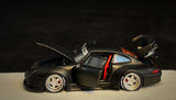 PREORDER PGM 1/64 RWB 993 Matte Black with Silver Wheel (Rectangular Display Box) (Approx. Release Date : Q1 2025 subject to the manufacturer's final decision)