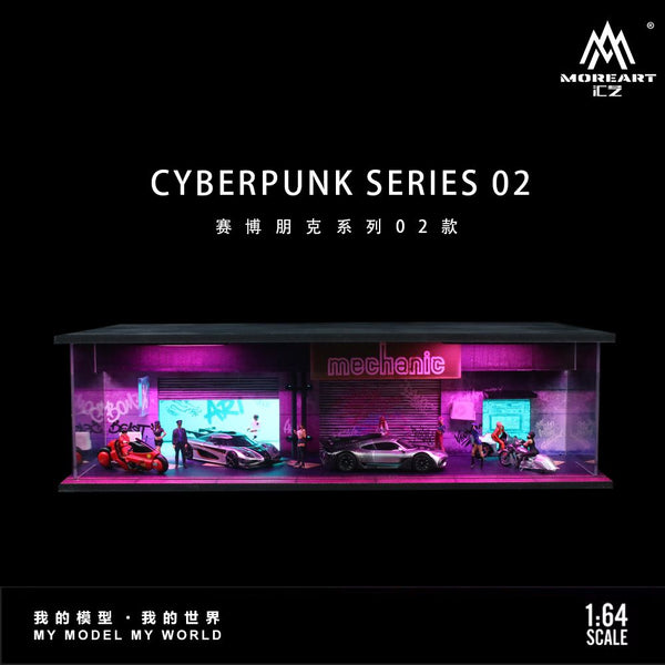 PREORDER MoreArt 1/64 CYBERPUNK SERIES 02 DIORAMA MO914302 (Approx. Release Date : Q1 2025 subject to manufacturer's final decision)