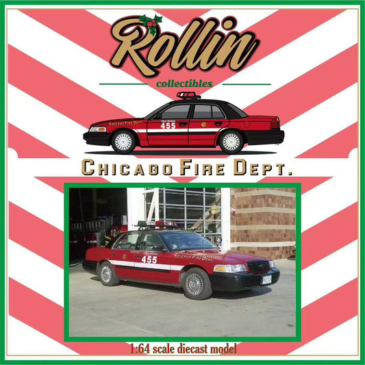 Rollin 1/64 VICTORIA CHICAGO FIRE DEPT CFD Christmas Special Packaging