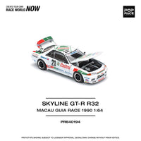 PREORDER POPRACE 1/64 GT-R R32 MACAU GUIA RACE 1990 WINNER PR640194 (Approx. Release Date: Q2 2025 and subject to the manufacturer's final decision)