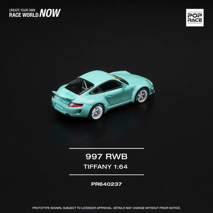 POPRACE 1/64 RWB 997 TIFFANY BLUE PR640237