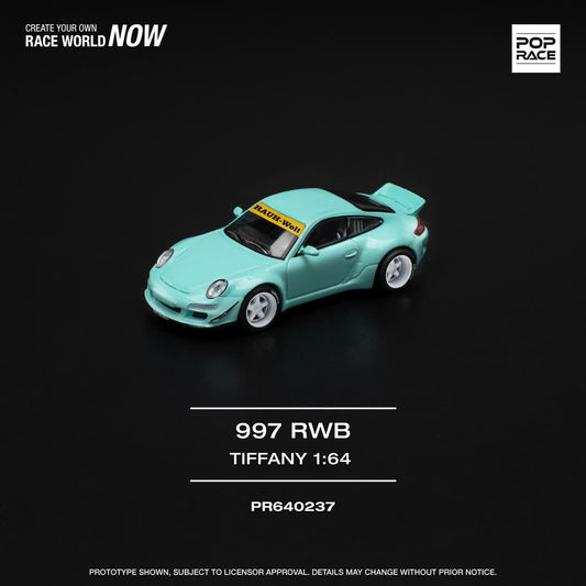 POPRACE 1/64 RWB 997 TIFFANY BLUE PR640237