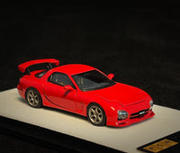 PREORDER PGM 1/64 Mazda RX7 Red Fully Opened (Rectangular Display Box) PGM-640804 (Approx. Release Date : Q2 2025 subject to the manufacturer's final decision)