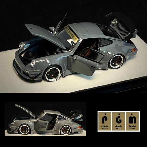 PREORDER PGM 1/64 RWB 930 Cement Grey Fully Opened (Rectangular Display Box) PGM-640208 (Approx. Release Date : Q2 2025 subject to the manufacturer's final decision)