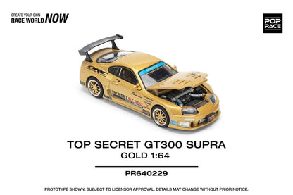 POPRACE 1/64 TOP SECRET GT300 SUPRA - GOLD PR640229