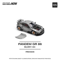 PREORDER POPRACE 1/64 PANDEM GR86 - SILVER PR640235 (Approx. Release Date: Q2 2025 and subject to the manufacturer's final decision)