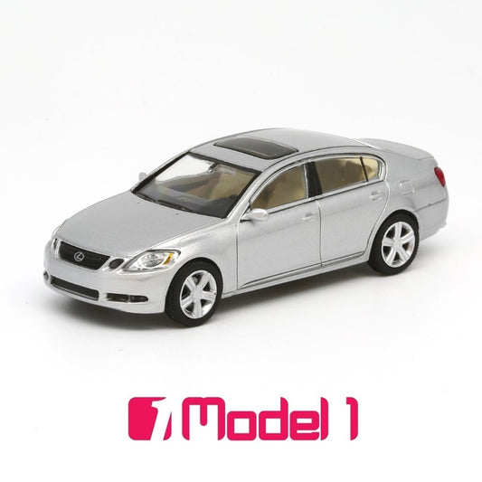 MODEL 1 1/64 Lexus GS300 Millennium Silver Metallic LHD C33223