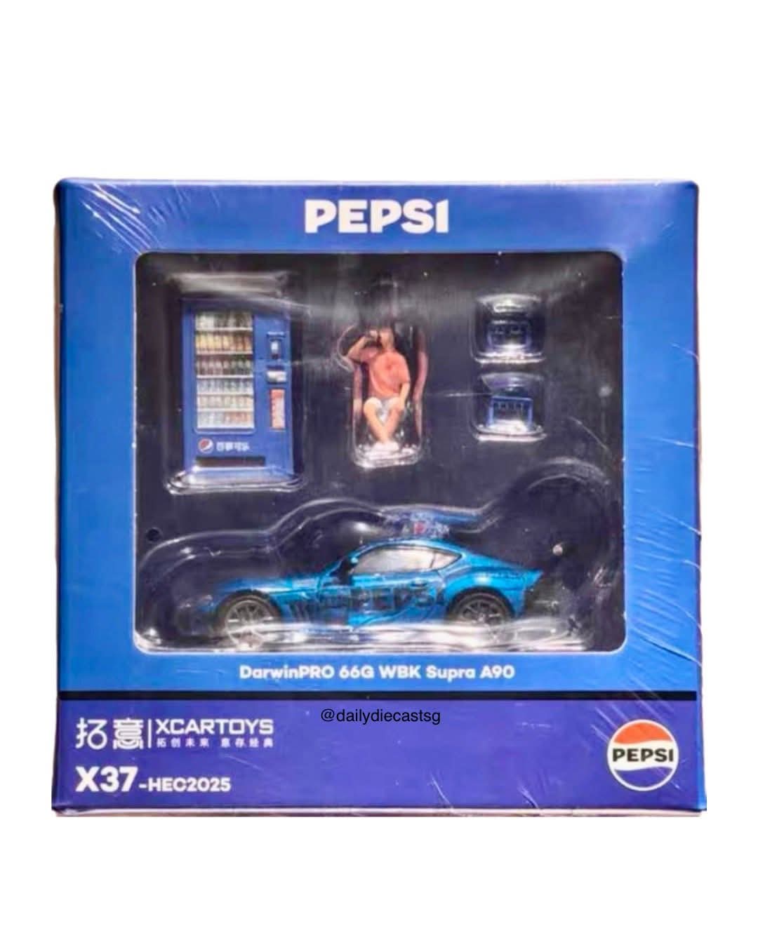 XCARTOYS 1/64 DarwinPRO 66G WBK Supra A90 PEPSI (HEC 2025 Event Model) X37-HEC2025