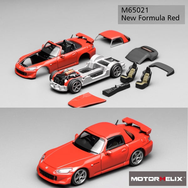 PREORDER MOTORHELIX 64PROFESSOR 1/64 Honda S2000 TYPE S New Formula Red M65021 (Approx. Release Date: JUNE 2025 and subject to the manufacturer's final decision)