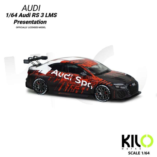 KILO Works 1/64 Audi RS 3 LMS Presentation KLW0024-2