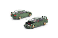 PREORDER POPRACE 1/64 MITSUBISHI LANCER EVOLUTION IV GREEN (enigma exclusive edition) PRE022 (Approx. Release Date: Q4 2025 and subject to the manufacturer's final decision)