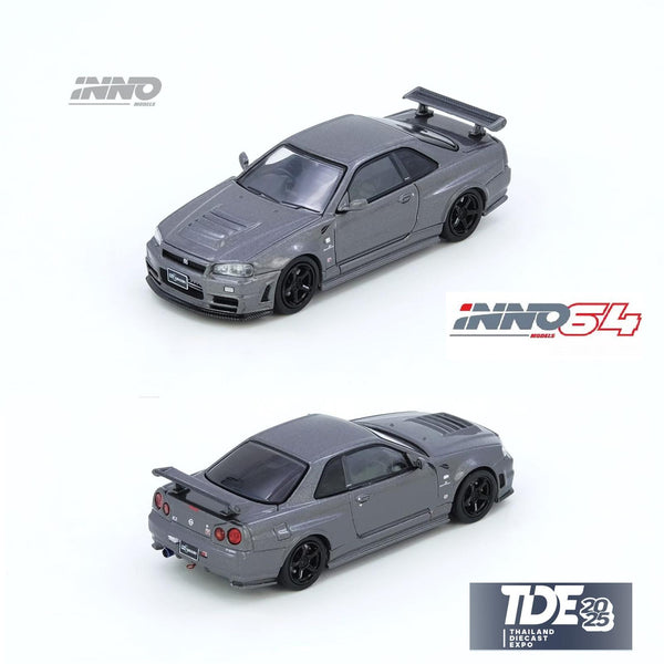 PREORDER INNO64 1/64  Nissan Skyline GT-R (R34) Z-Tune Thailand Diecast Expo Exclusive Model 2025 IN64-R34ZT-TDE25 (Approx. Release Date: Sep 2025 and subject to the manufacturer's final decision)
