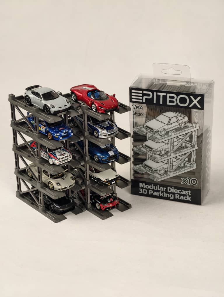PITBOX 1/64 Stacking Storage 10pk