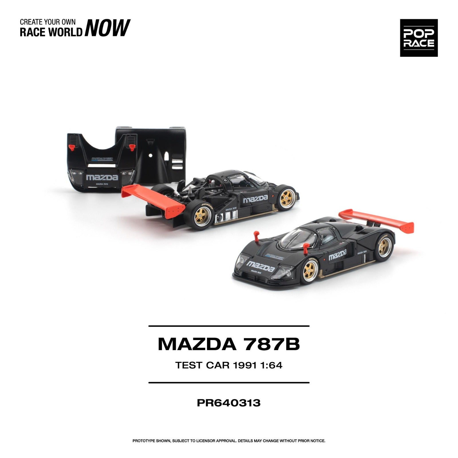 shioページ PREORDER POPRACE 1/64 MAZDA 787B 1991 TEST CAR PR640313 (Approx