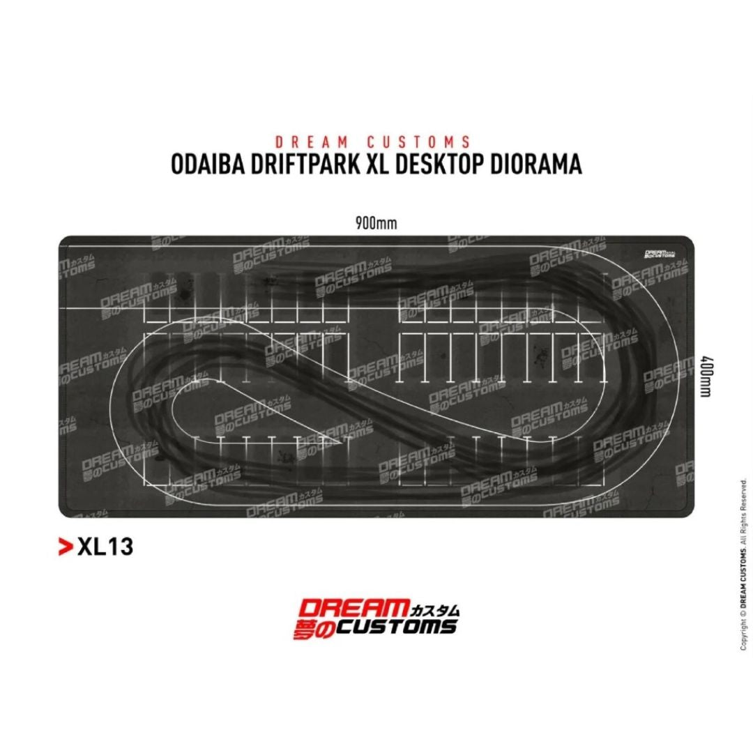 Dream Customs Odaiba Driftpark XL Desktop Diorama XL13 (900x400mm)
