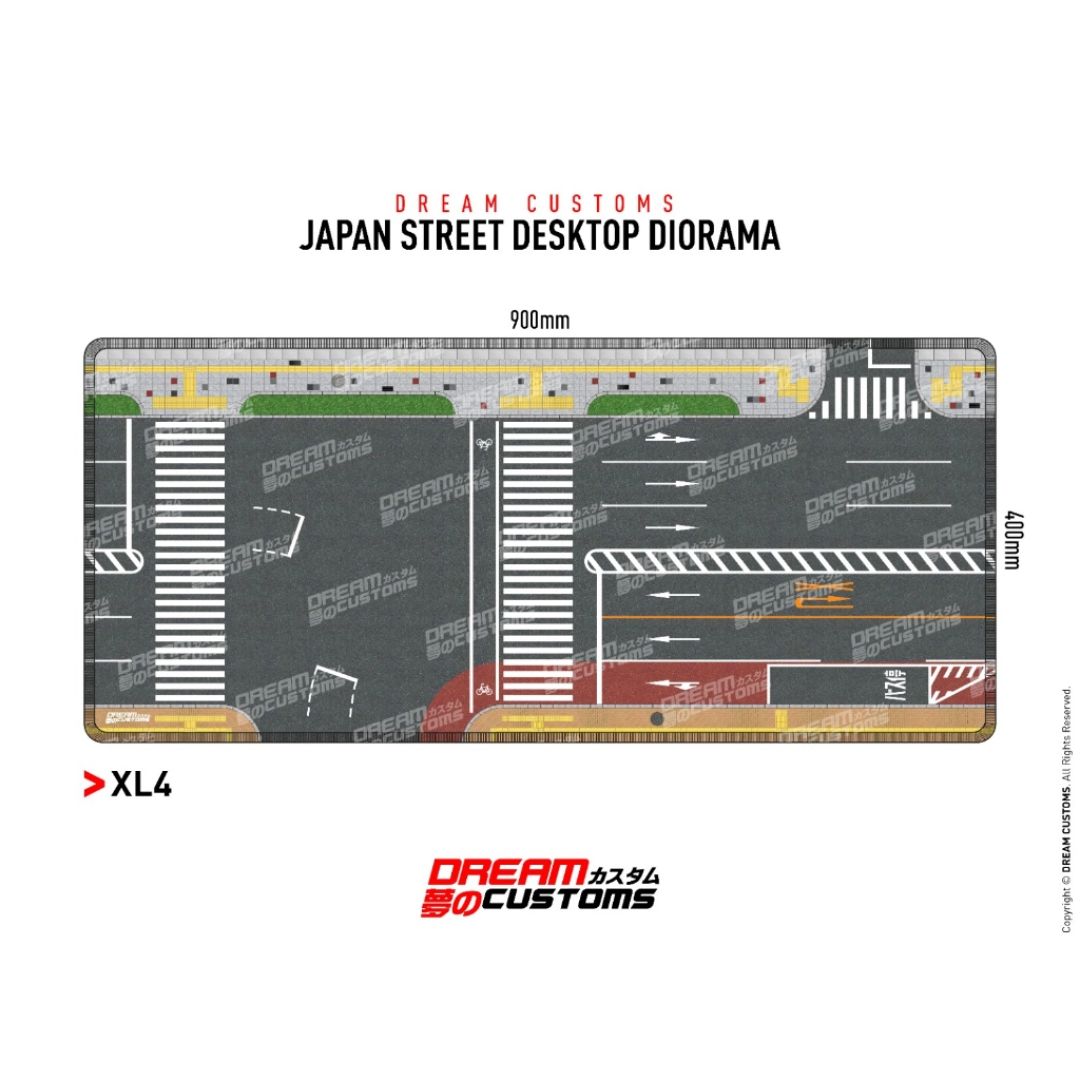 Dream Customs Japan Street XL Desktop Diorama XL4 (900x400mm)