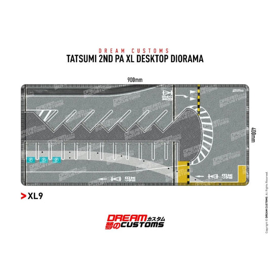 Dream Customs Tatsumi 2nd PA XL Desktop Diorama XL9 (900x400mm)