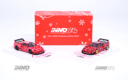 INNO64 1/64 LBWK F40 XMAS 2023 Special Edition (Chase Car Randomly Packed) IN64-LBWKF40-XMAS23