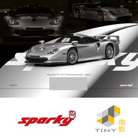 PREORDER SPARKY x TINY 1/64 Porsche 911 GT1 Strassenversion - Silver (Tiny Exclusive) YO64020 (Approx. Release Date : October 2024 subject to the manufacturer's final decision)