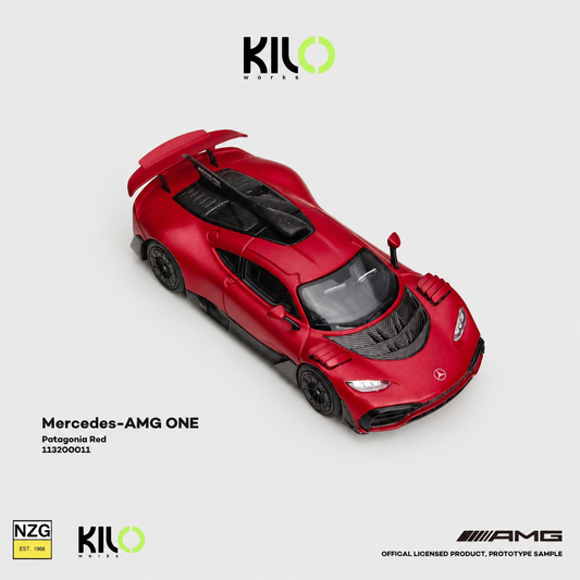 PREODER KILO WORKS 1/64 Mercedes-AMG ONE Patagonia Red 113200011 (Approx. Release Date: Q3 2026 and subject to the manufacturer's final decision)