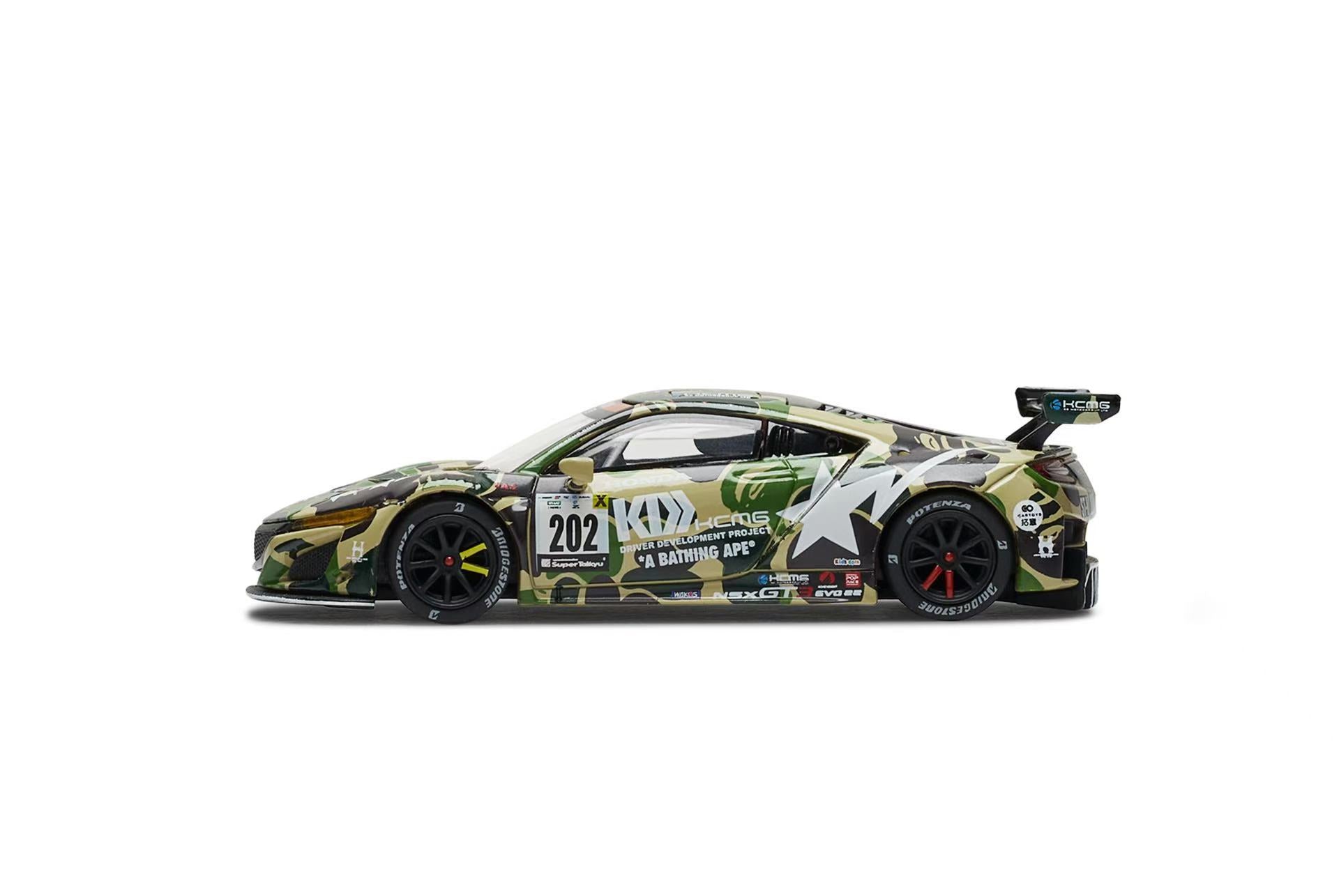 BAPE®︎ x POPRACE 1/64 HONDA NSX GT3 EVO22BAPE PR640027 – Tokyo