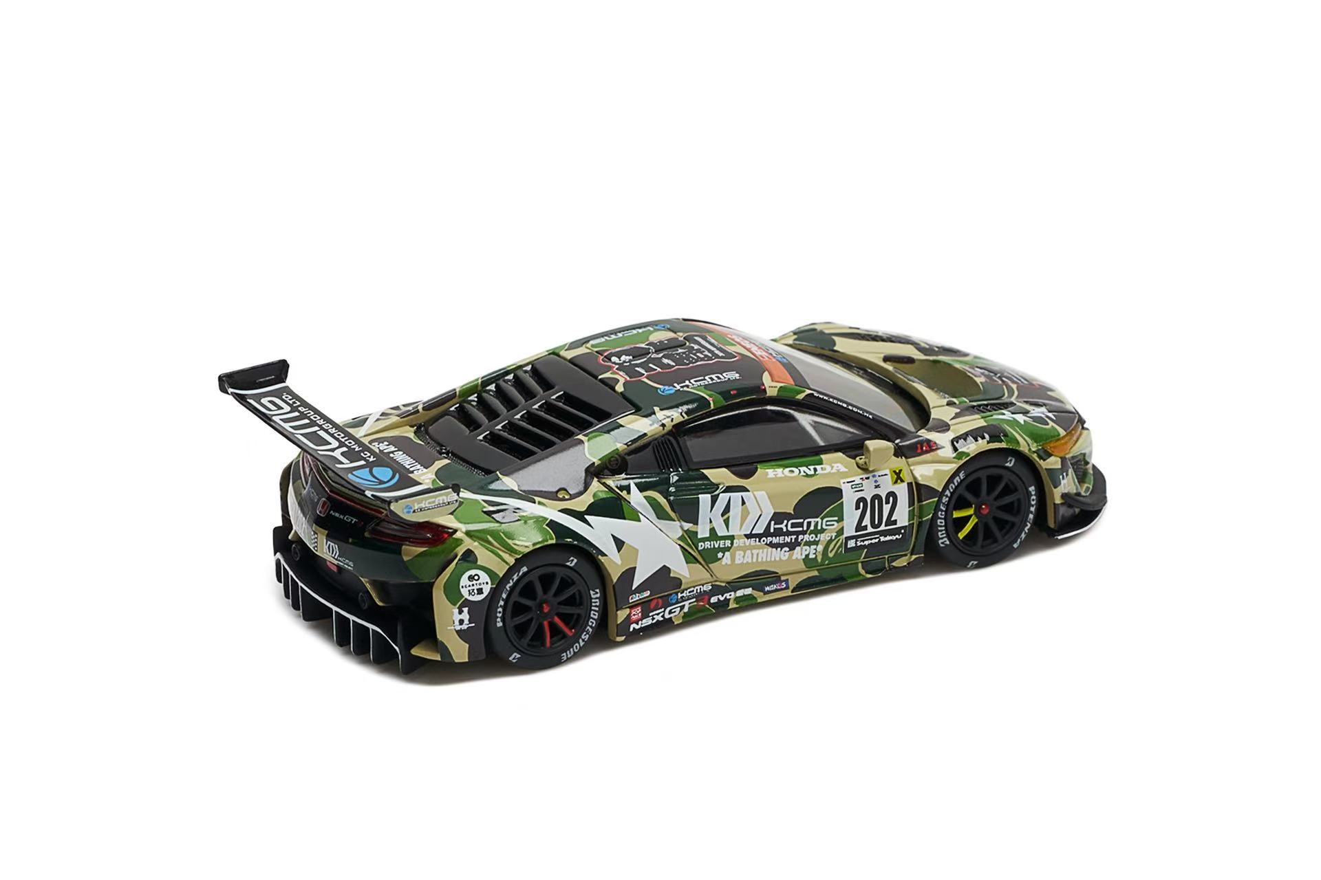 BAPE®︎ x POPRACE 1/64 HONDA NSX GT3 EVO22BAPE PR640027 – Tokyo