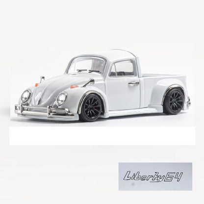 Liberty64 1/64 Beetle Pickup Truck - White