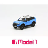 MODEL 1 1/64 Toyota Land Cruiser 250 Heritage Blue LHD C33154