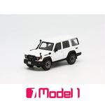 MODEL 1 1/64 Toyota Land Cruiser 70 Super White II RHD C33172