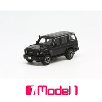 MODEL 1 1/64 Toyota Land Cruiser 70 Attitude Black Mica RHD C33173