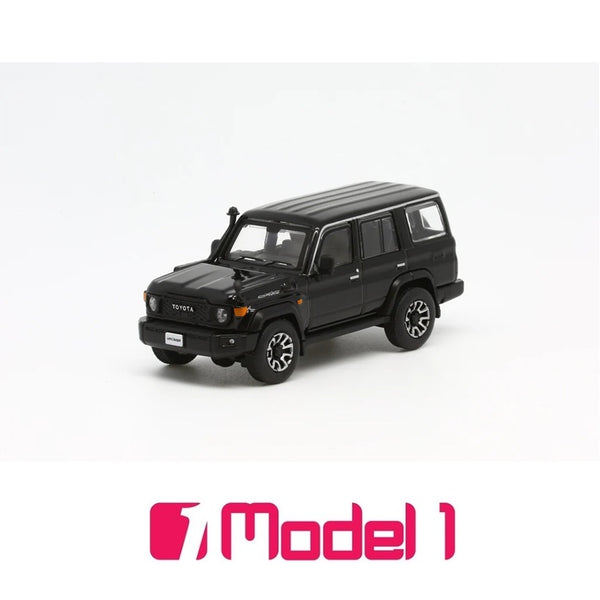 MODEL 1 1/64 Toyota Land Cruiser 70 Attitude Black Mica RHD C33173