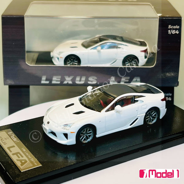 MODEL 1 1/64 Lexus LFA Whitest White/ Carbon RHD C33201 – Tokyo Station