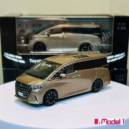 MODEL 1 1/64 Toyota Alphard Precious Leo-Blond LHD C33603