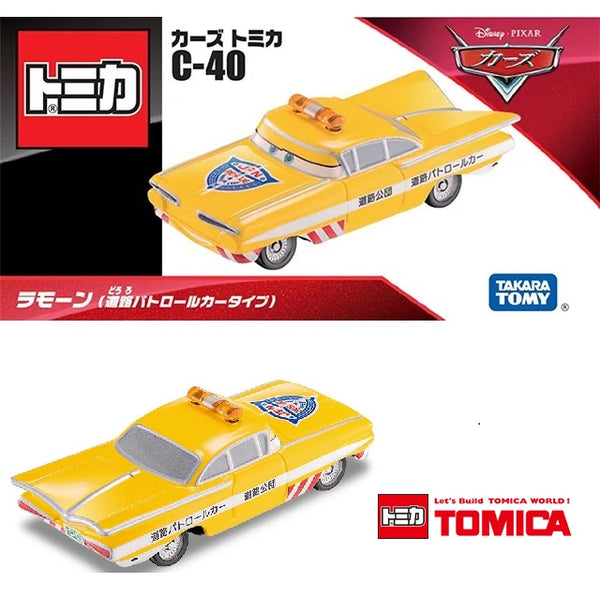 PREORDER Cars Tomica C-40 Ramone (Road Patrol Car Type) (Approx. Release Date : DECEMBER 2024 subject to manufacturer's final decision)