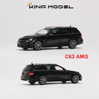 PREORDER KING MODEL 1/64 Benz C63 AMG W211 - BLACK (Approx. Release Date : Q3 2025 subject to manufacturer's final decision)