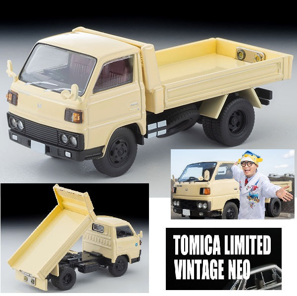 PREORDER TOMYTEC TLVN 1/64 LV-N The Era of Japanese Cars 19 Mitsubishi Fuso Canter Dump Truck Sakana-kun Specification 1980 (Approx. Release Date : April 2025 subject to manufacturer's final decision)