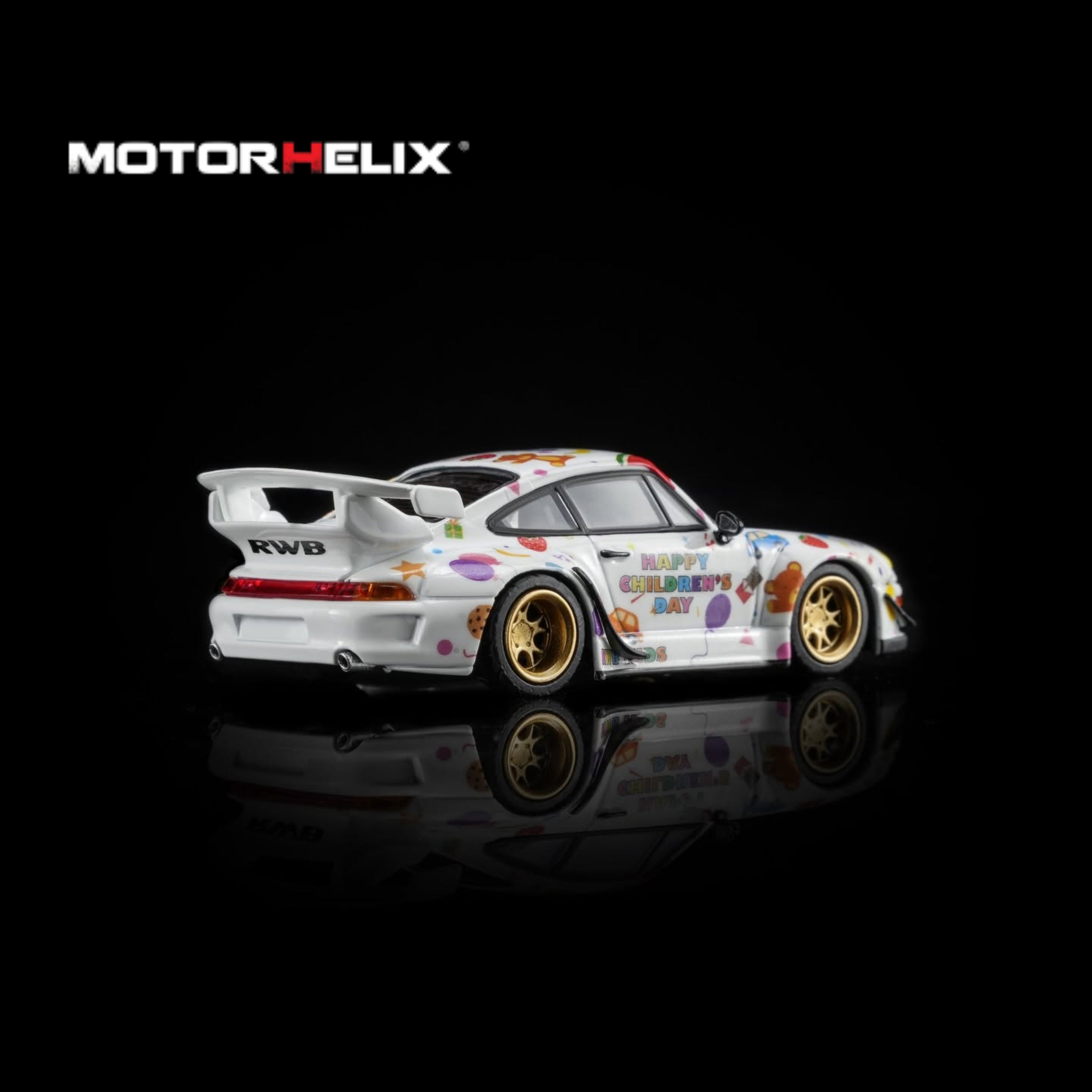MOTORHELIX 1/64 RWB 993 Children's Day Limited Edition M62210