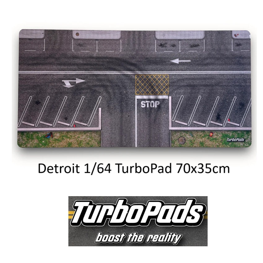 TurboPads 1/64 Detroit Desktop Pad 70cm x 35cm