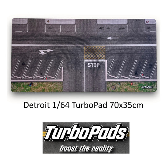 TurboPads 1/64 Detroit Desktop Pad 70cm x 35cm