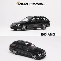 PREORDER KING MODEL 1/64 Benz E63 AMG W211 - BLACK (Approx. Release Date : Q3 2025 subject to manufacturer's final decision)
