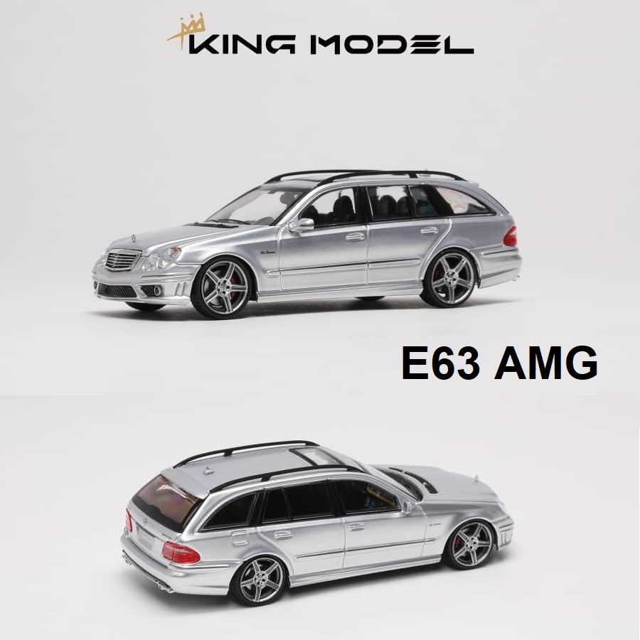 PREORDER KING MODEL 1/64 Benz E63 AMG W211 - SILVER (Approx. Release Date : Q3 2025 subject to manufacturer's final decision)