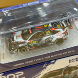 KILO x POPRACE 1/64 HONDA CIVIC TYPE R TCR Martin Xie Xinzhe CTCC 2024 with Figure KLW0032-2