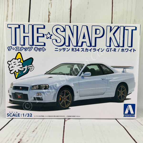 THE SNAP KIT NISSAN R34 SKYLINE GT-R (WHITE) 11-B