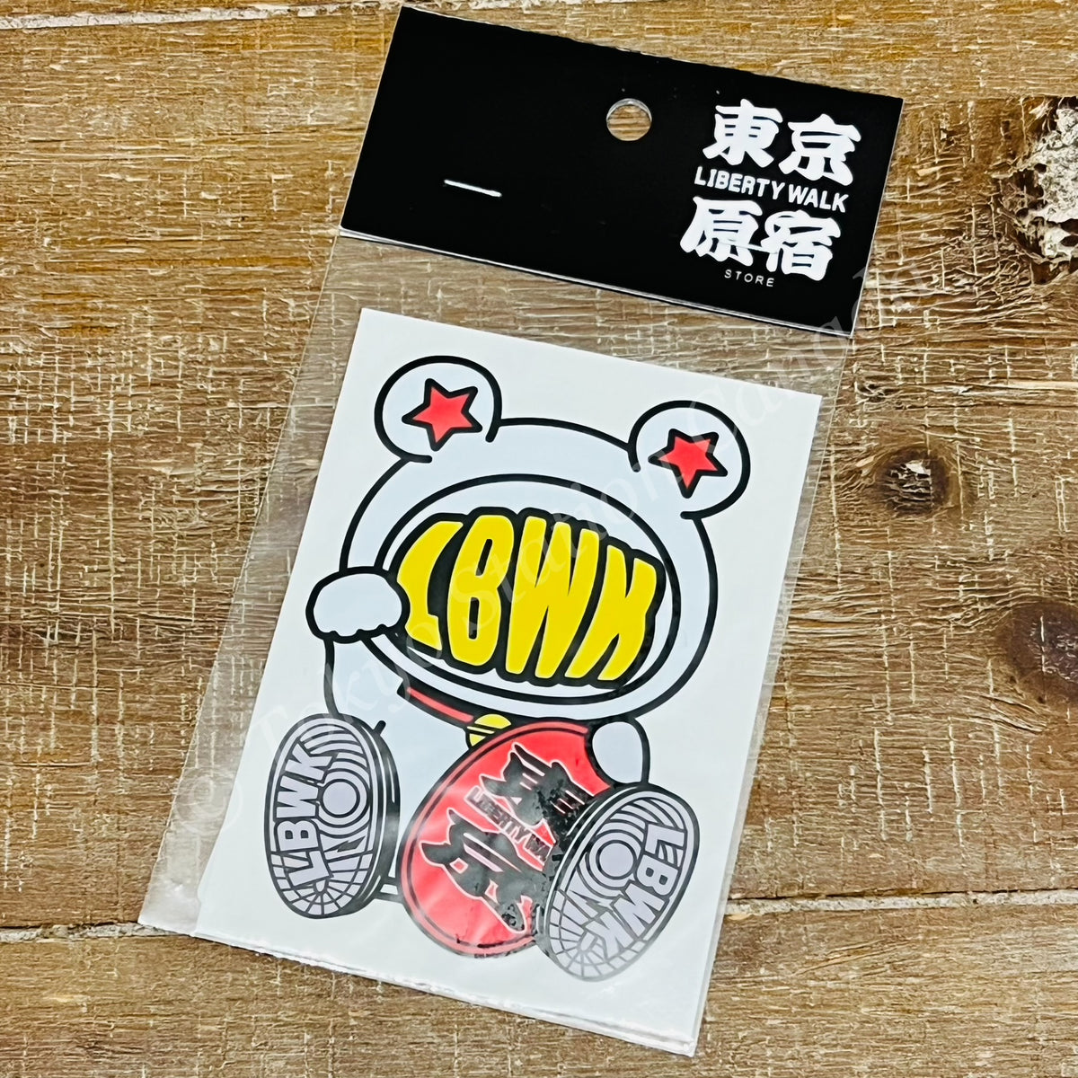 LIBERTY WALK JAPAN LB Lucky Kuma Tokyo Sticker ST160 – Tokyo Station
