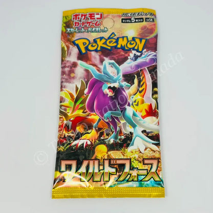 Japanese Scarlett & Violet Wild Force SV5K Booster Pack Pokemon TCG