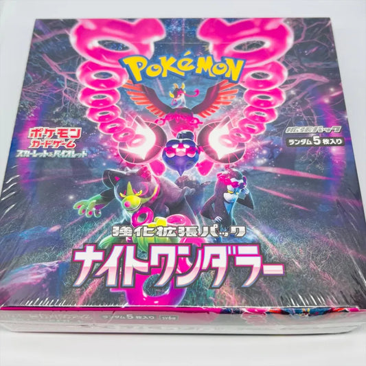Japanese Scarlett & Violet Night Wanderer sv6a Booster Box Pokemon TCG