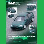 PREORDER INNO64 1/64 HONDA CIVIC Ferio Si (EK) Green IN64-EKS-GREEN (Approx. Release Date : NOV 2025 subject to the manufacturer's final decision)