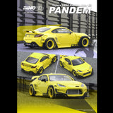 PREORDER INNO64 1/64 TOYOTA GR86 "PANDEM" Yellow IN64-GR86P-YELLOW (Approx. Release Date : JULY 2025 subject to the manufacturer's final decision)