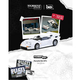 PREORDER TARMAC WORKS HOBBY64+ 1/64 Porsche 911 GT1  White Model Car + Trading Cards Combo Set T64P-004-WH (Approx. Release Date :  FEB 2026 subject to manufacturer's final decision)