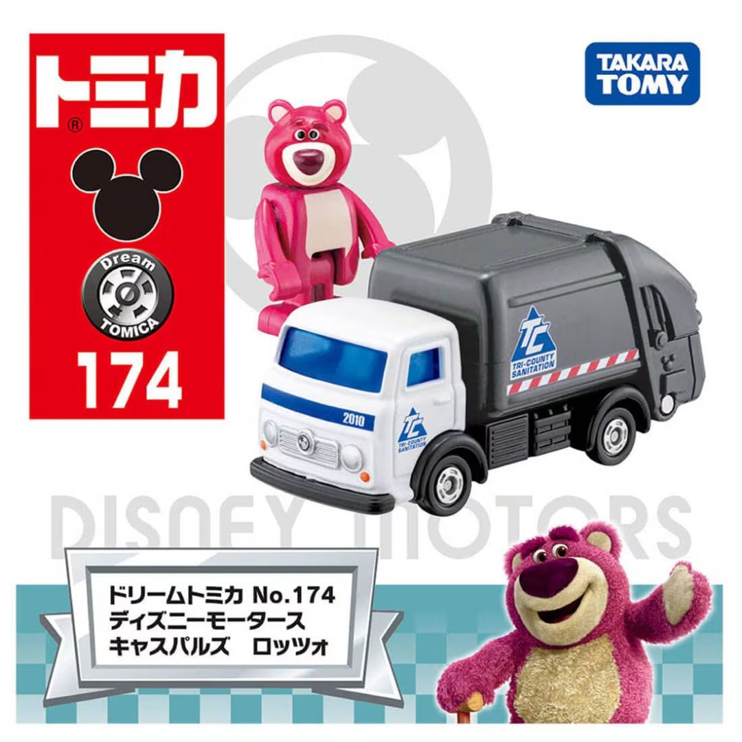 TAKARA TOMY Dream Tomica No. 174 Disney Motors Caspals Lotso 4904810079170